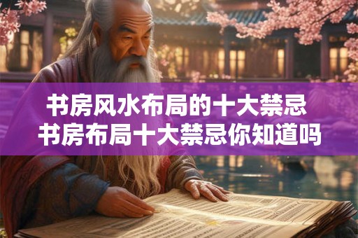 书房风水布局的十大禁忌 书房布局十大禁忌你知道吗 书房风水布局的十大禁忌 书房布局十大禁忌你知道吗