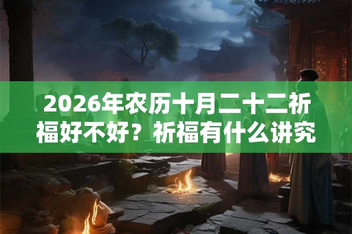 2026年农历十月二十二祈福好不好？祈福有什么讲究？
