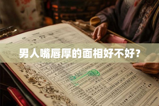 男人嘴唇厚的面相好不好？