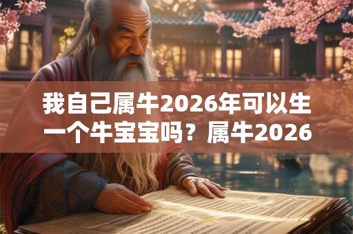 我自己属牛2026年可以生一个牛宝宝吗？属牛2026年财运好不好？