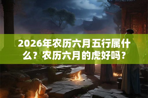 2026年农历六月五行属什么?农历六月的虎好吗? 2026年农历六月五行属什么?农历六月的虎好吗?