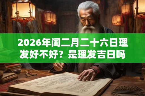 2026年闰二月二十六日理发好不好？是理发吉日吗