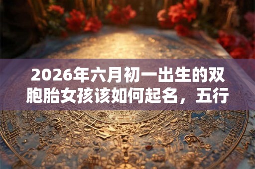 2026年六月初一出生的双胞胎女孩该如何起名,五行属什么 2026年六月初一出生的双胞胎女孩该如何起名,五行属什么