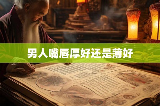 男人嘴唇厚好还是薄好