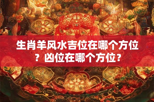 生肖羊风水吉位在哪个方位？凶位在哪个方位？