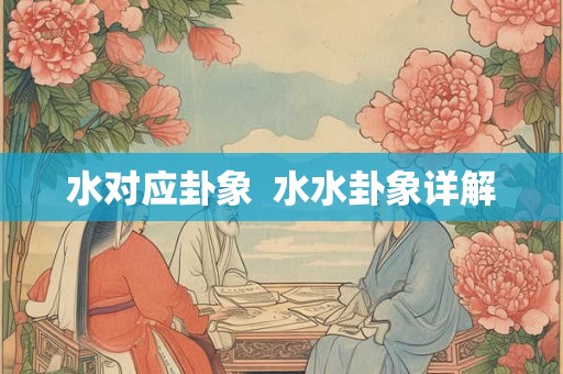 水对应卦象 水水卦象详解 水对应卦象 水水卦象详解
