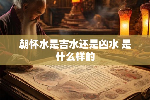 朝怀水是吉水还是凶水 是什么样的