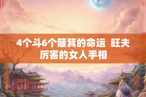 4个斗6个簸箕的命运  旺夫厉害的女人手相