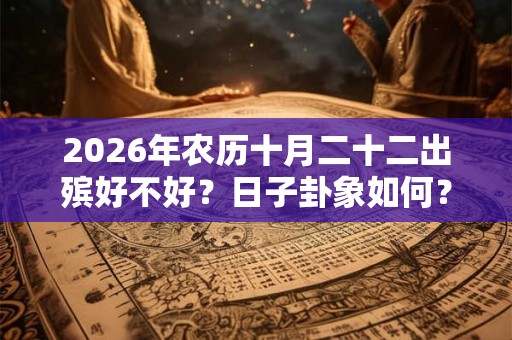 2026年农历十月二十二出殡好不好？日子卦象如何？