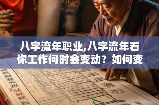 八字流年职业,八字流年看你工作何时会变动?如何变? 八字流年职业,八字流年看你工作何时会变动?如何变?