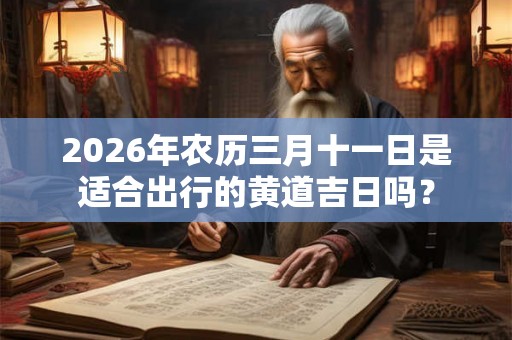 2026年农历三月十一日是适合出行的黄道吉日吗？