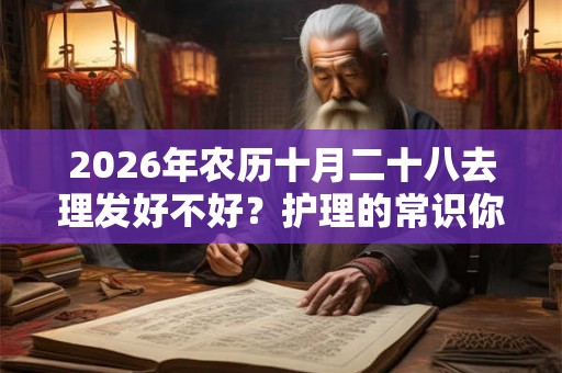 2026年农历十月二十八去理发好不好？护理的常识你知道吗？
