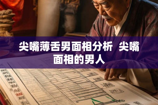 尖嘴薄舌男面相分析 尖嘴面相的男人 尖嘴薄舌男面相分析 尖嘴面相的男人