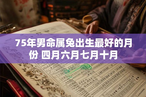 75年男命属兔出生最好的月份 四月六月七月十月