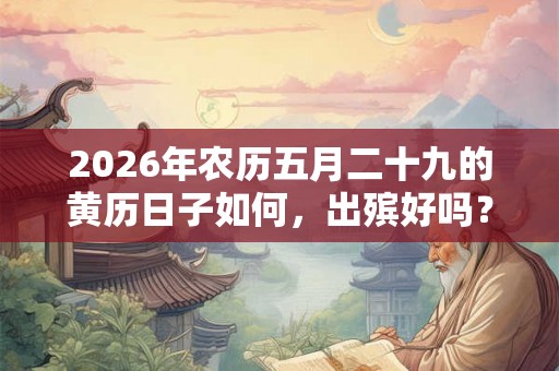 2026年农历五月二十九的黄历日子如何，出殡好吗？