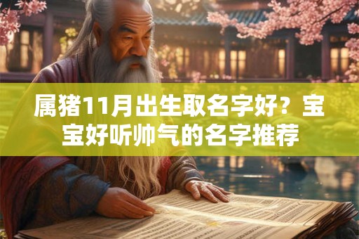 属猪11月出生取名字好?宝宝好听帅气的名字推荐 属猪11月出生取名字好?宝宝好听帅气的名字推荐
