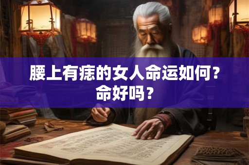 腰上有痣的女人命运如何？命好吗？