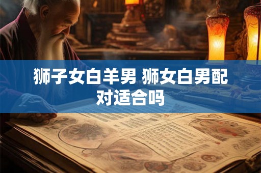 狮子女白羊男 狮女白男配对适合吗