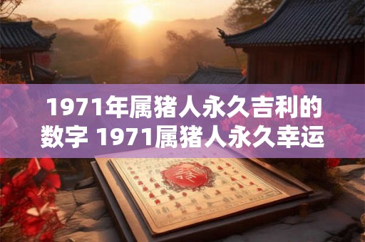 1971年属猪人永久吉利的数字 1971属猪人永久幸运数字是什么 1971年属猪人永久吉利的数字 1971属猪人永久幸运数字是什么