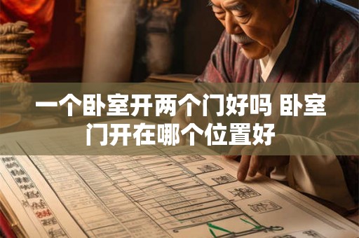 一个卧室开两个门好吗 卧室门开在哪个位置好