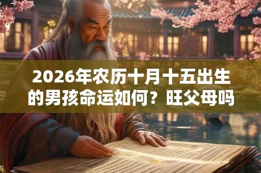 2026年农历十月十五出生的男孩命运如何？旺父母吗？