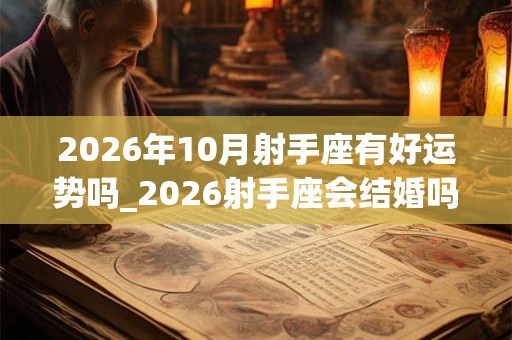 2026年10月射手座有好运势吗_2026射手座会结婚吗