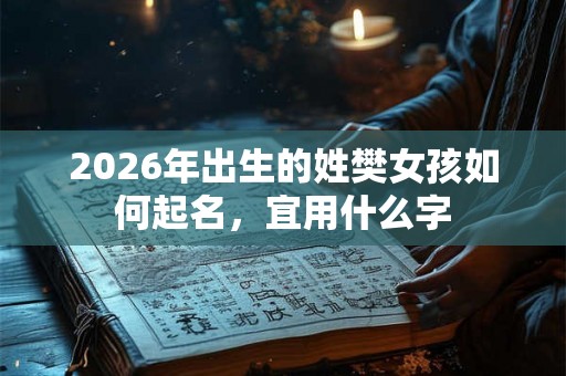 2026年出生的姓樊女孩如何起名，宜用什么字