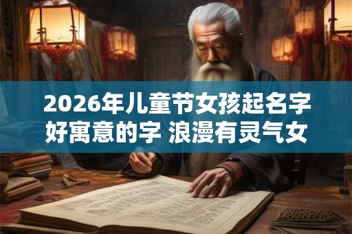2026年儿童节女孩起名字好寓意的字 浪漫有灵气女孩名字