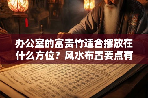 办公室的富贵竹适合摆放在什么方位？风水布置要点有哪些？