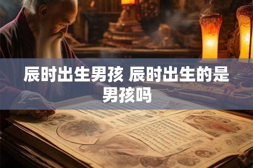 辰时出生男孩 辰时出生的是男孩吗 辰时出生男孩 辰时出生的是男孩吗
