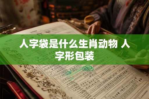 人字袋是什么生肖动物 人字形包装