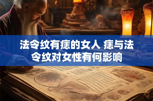 法令纹有痣的女人 痣与法令纹对女性有何影响