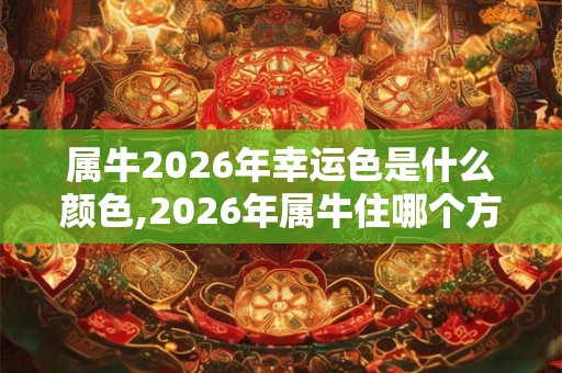 属牛2026年幸运色是什么颜色,2026年属牛住哪个方位健康