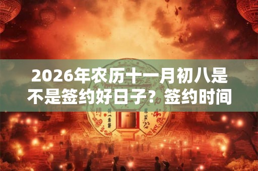 2026年农历十一月初八是不是签约好日子？签约时间选择？