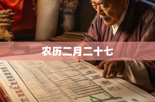 农历二月二十七