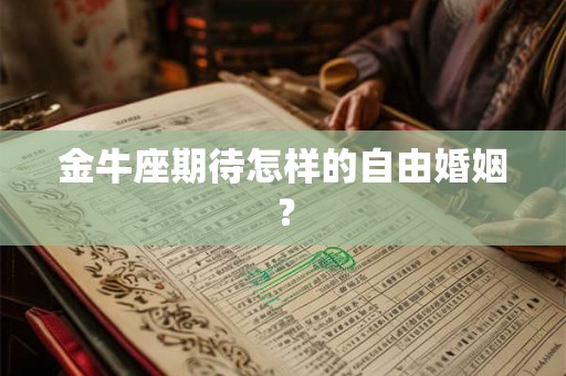 金牛座期待怎样的自由婚姻? 金牛座期待怎样的自由婚姻?