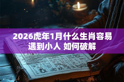 2026虎年1月什么生肖容易遇到小人 如何破解