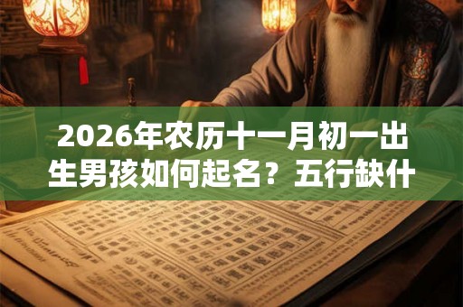 2026年农历十一月初一出生男孩如何起名？五行缺什么？