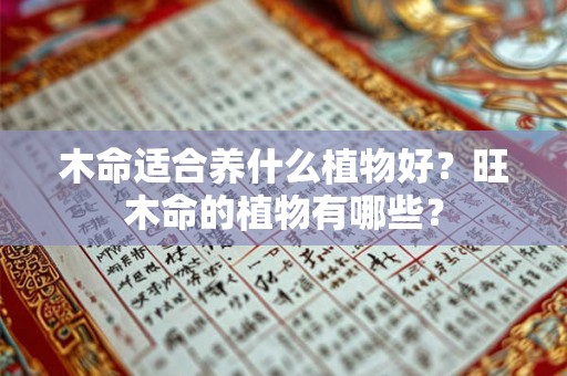 木命适合养什么植物好？旺木命的植物有哪些？