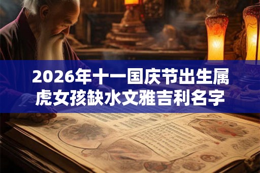 2026年十一国庆节出生属虎女孩缺水文雅吉利名字 2026年十一国庆节出生属虎女孩缺水文雅吉利名字