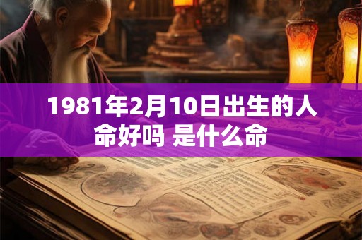 1981年2月10日出生的人命好吗 是什么命 1981年2月10日出生的人命好吗 是什么命