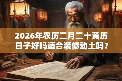 2026年农历二月二十黄历日子好吗适合装修动土吗? 2026年农历二月二十黄历日子好吗适合装修动土吗?