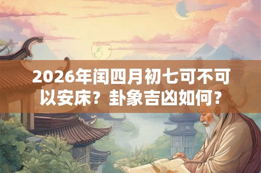 2026年闰四月初七可不可以安床?卦象吉凶如何? 2026年闰四月初七可不可以安床?卦象吉凶如何?