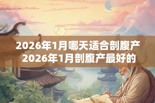 2026年1月哪天适合剖腹产 2026年1月剖腹产最好的日子