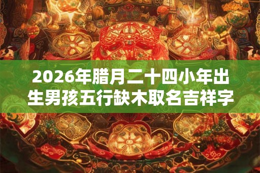 2026年腊月二十四小年出生男孩五行缺木取名吉祥字! 2026年腊月二十四小年出生男孩五行缺木取名吉祥字!