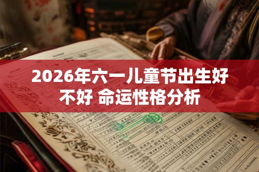 2026年六一儿童节出生好不好 命运性格分析 2026年六一儿童节出生好不好 命运性格分析