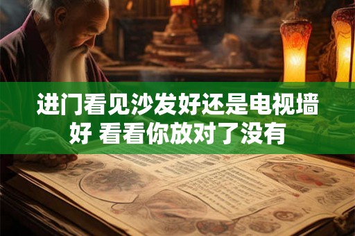 进门看见沙发好还是电视墙好 看看你放对了没有