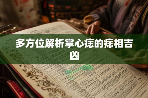 多方位解析掌心痣的痣相吉凶