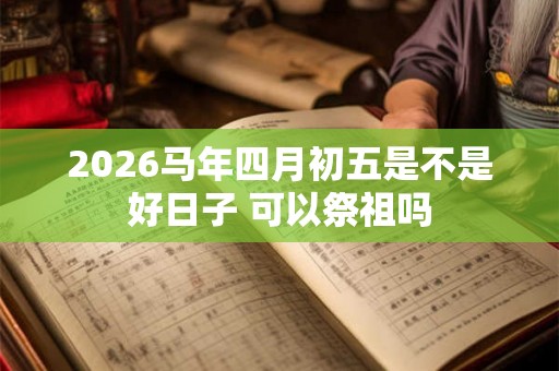 2026马年四月初五是不是好日子 可以祭祖吗