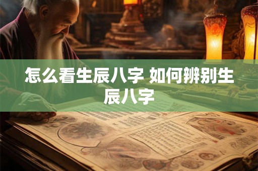 怎么看生辰八字 如何辨别生辰八字